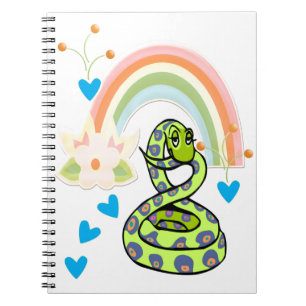 Espiral Caderno Arco-íris de Cobra