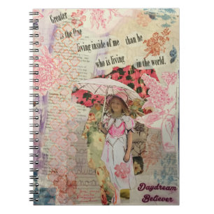 Espiral Caderno artística do "crente Daydream "