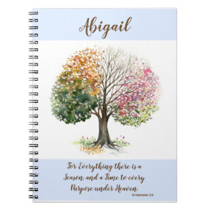 ESPIRAL CADERNO ÁRVORE DE 4 ESTAÇÕES PERSONALIZADA & VE