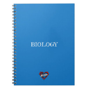Espiral Caderno Azul Belinda Heart