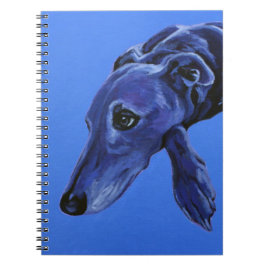 Espiral Caderno azul do Lurcher