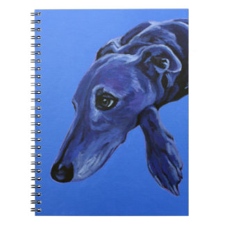Espiral Caderno azul do Lurcher
