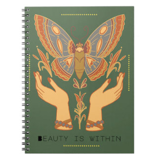 Espiral Caderno Beauty Is Within