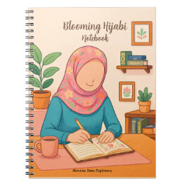 Espiral Caderno Blooming Hijabi