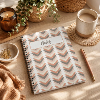 Espiral Caderno Boho Chevron