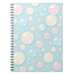 Espiral Caderno Bolhas