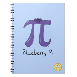 Espiral Caderno bonito do dia do Pi da matemática do Pi d