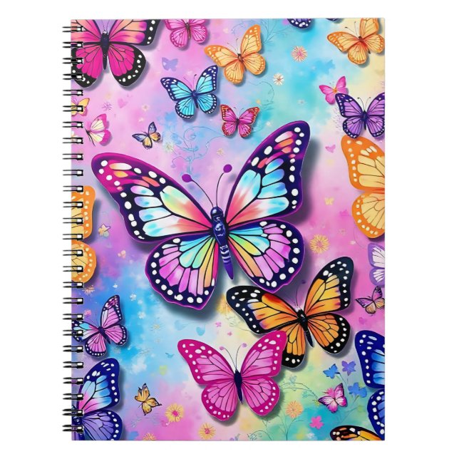 Espiral Caderno borboleta (Frente)