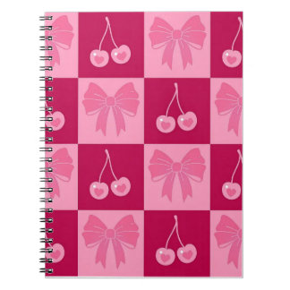Espiral Caderno Bow and Cherry