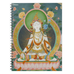 Espiral Caderno branco de Tara
