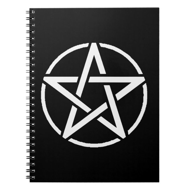 Espiral Caderno branco do Pentacle (Frente)