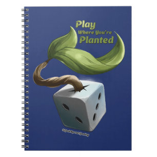 Espiral Caderno Brinque Onde Você Está Plantado