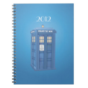 Espiral Caderno britânico de Callbox da polícia do vinta