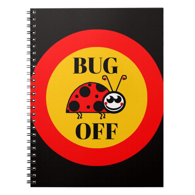 Espiral Caderno Bug Off (Frente)