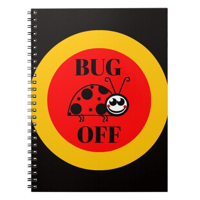 Espiral Caderno Bug Off (Frente)