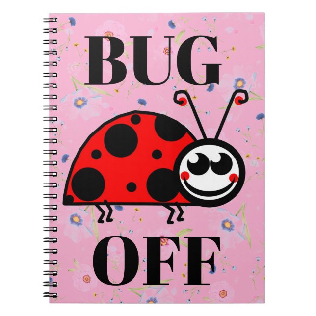 Espiral Caderno Bug Off (Frente)
