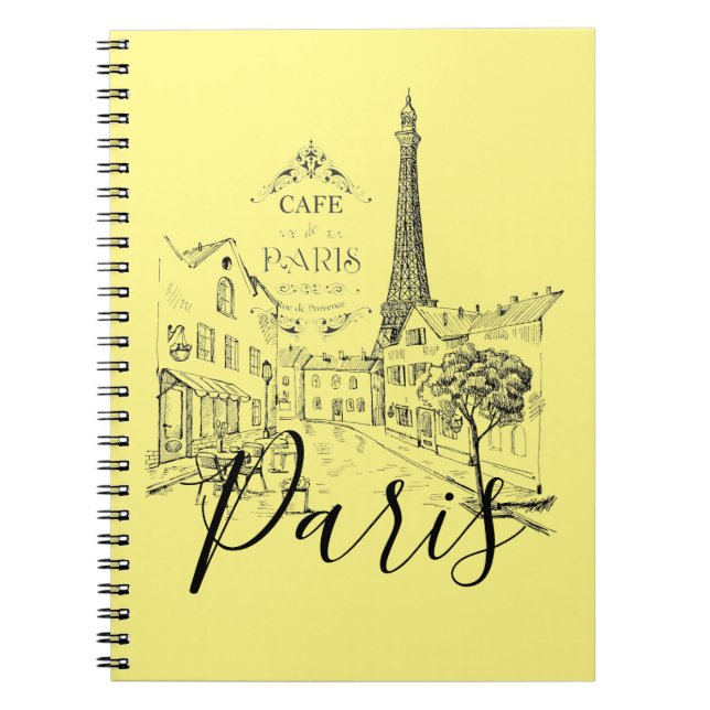 Espiral Caderno Cafe Paris (Frente)