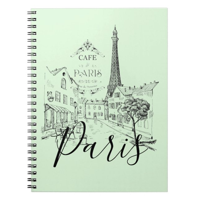 Espiral Caderno Cafe Paris (Frente)