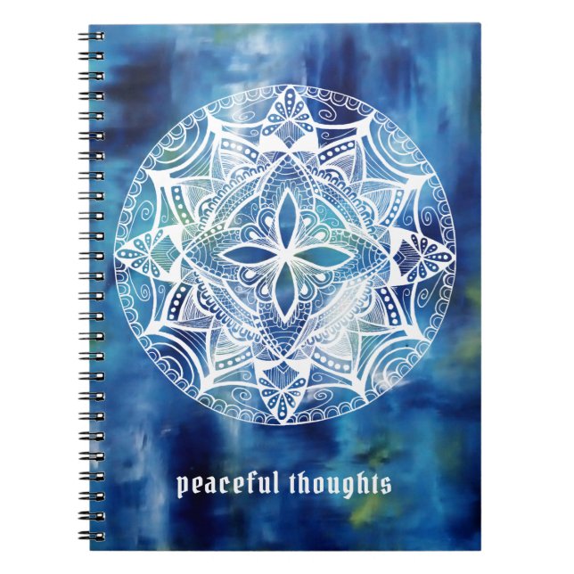 Espiral Caderno calmo dos pensamentos (Frente)
