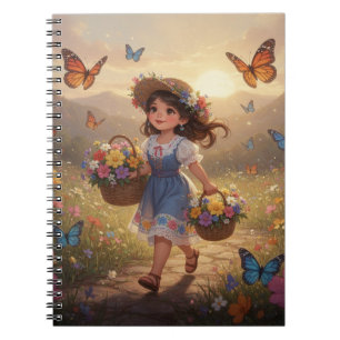 Espiral Caderno Caprichosa Menina