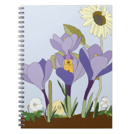 Espiral Caderno Casa de Fada Crocus