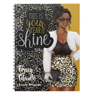 Espiral Caderno Chefe de Moda Glam Chic