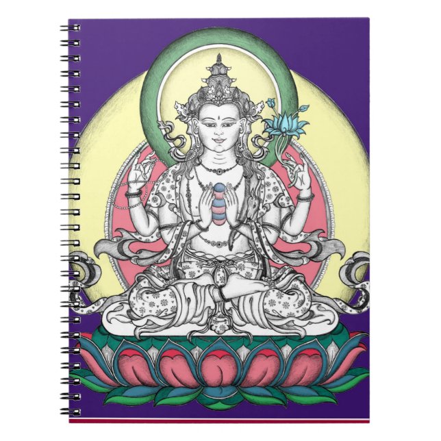 Espiral CADERNO Chenrezig/Avalokiteshvara (Frente)