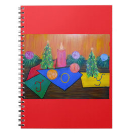 Espiral Caderno Clássico Alegria de Natal