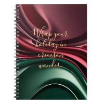 Caderno clássico em gráfico elegante