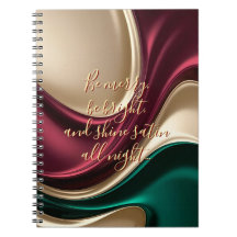 Caderno clássico em gráfico elegante