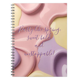 Espiral Caderno clássico em gráfico elegante