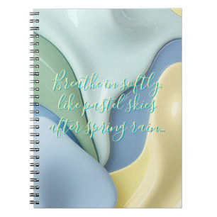 Espiral Caderno clássico em gráfico elegante
