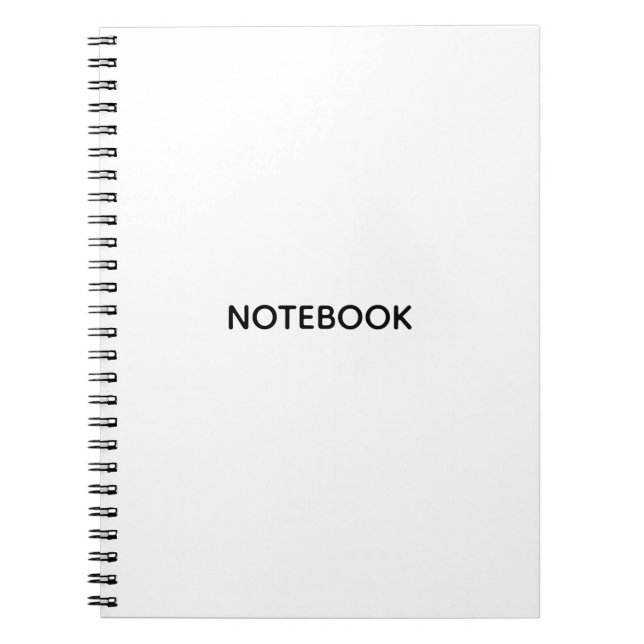 Espiral Caderno Clássico Personalizado | 16,5 cm x 22,2 cm (Frente)