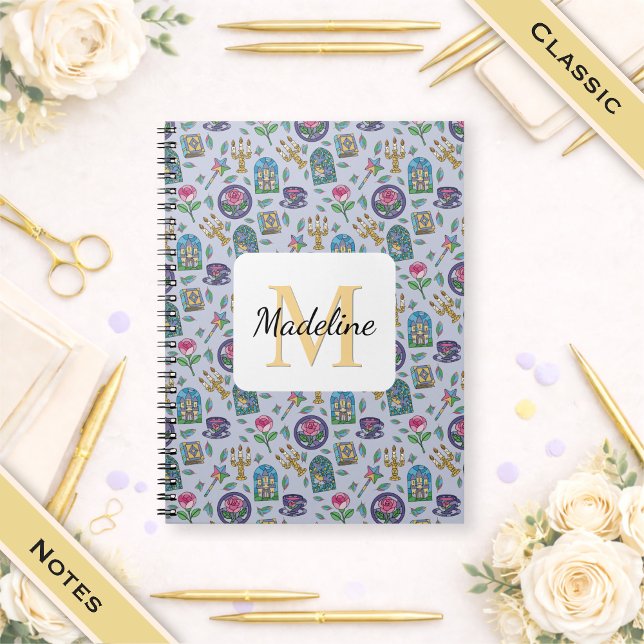 Espiral Caderno Clássico Personalizado da Bela e a Fera (Criador carregado)