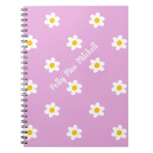 Caderno Clássico Pink Daisy-Chain