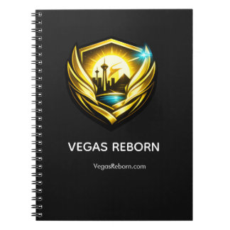 Espiral Caderno Clássico Vegas Reborn Gold Crest