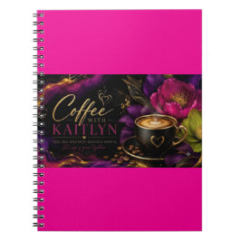 Espiral Caderno Coffee With Kaitlyn