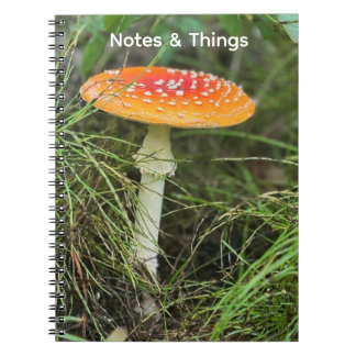 Espiral Caderno Cogumelo Florestal