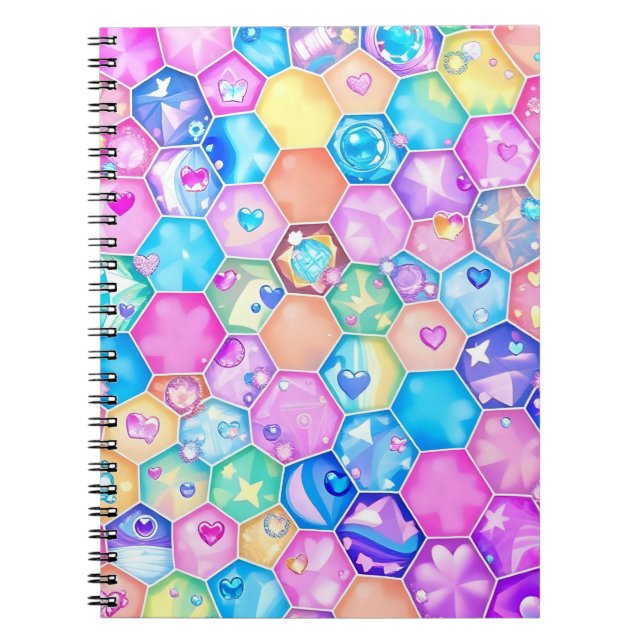 Espiral caderno colorido (Frente)