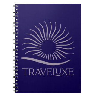 Espiral Caderno com Logotipo Traveluxe