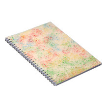 Caderno com Padrão de Confetes