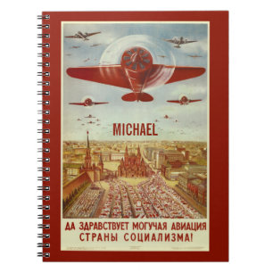 Espiral Caderno conhecido feito sob encomenda da aviação