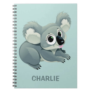 Espiral Caderno conhecido feito sob encomenda do Koala