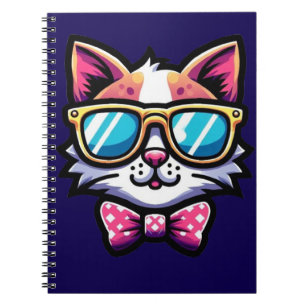 Espiral Caderno Cool Cat – Papelaria Divertida e Elegante
