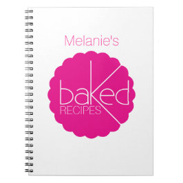 Espiral Caderno cozido dos cozinheiros das receitas