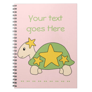 Espiral Caderno customizável 5 da tartaruga