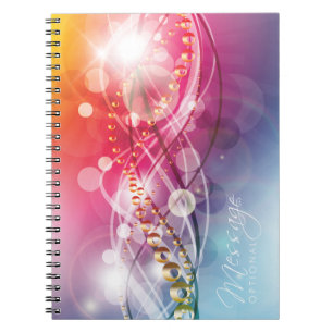 Espiral Caderno da arte 1 da luz das estrelas