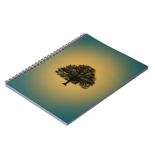 Espiral Caderno da árvore dourada (Left Side)