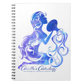 Espiral Caderno da astrologia do Aquário