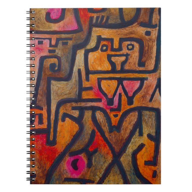Espiral Caderno da bruxa da floresta de Paul Klee (Frente)